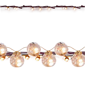 Garland Christmas String Lights Png 11 PNG image