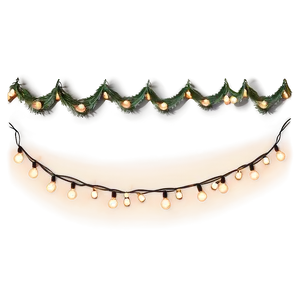 Garland String Lights PNG 06212024