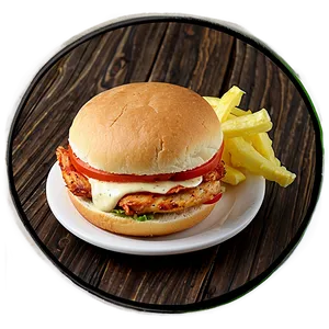 Garlic Aioli Chicken Sandwich Png 06132024 PNG image