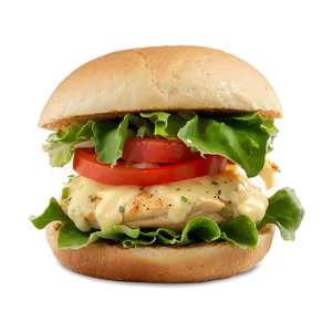 Garlic Aioli Chicken Sandwich Png 80 PNG image