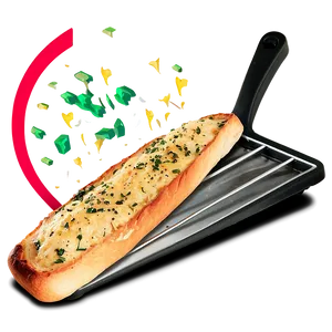 Garlic Bread Baking Png 06272024 PNG image