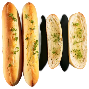 Garlic Bread With Herbs Png 06272024 PNG image