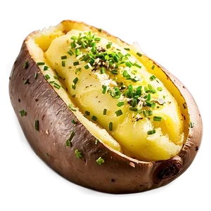 Garlic Butter Baked Potato Png 58 PNG image