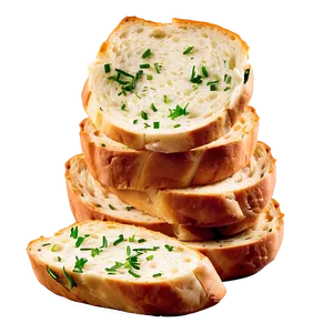 Garlic Herb Bread PNG 96