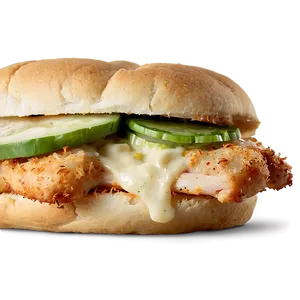 Garlic Parmesan Chicken Sandwich PNG 34 PNG
