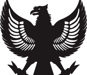 Garuda Silhouette Vector PNG image