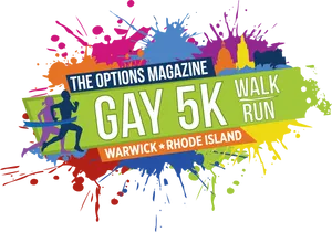 Gay5 K Walk Run Event Poster PNG image