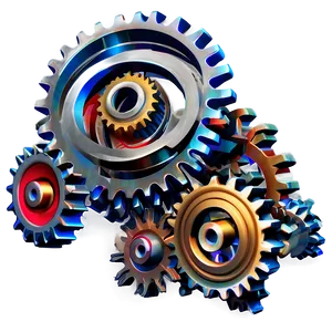 Gears Border PNG Wai