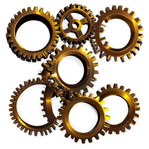 Gears Outline Png 36 PNG image