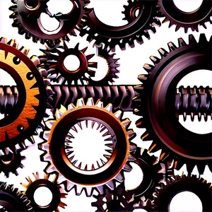 Gears Seamless PNG Lgl