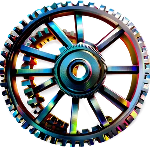 Gears Sketch PNG Shn57