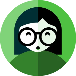 Geeky Character Icon PNG image