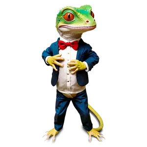 Geico Gecko In Suit Png Ovx65 PNG image