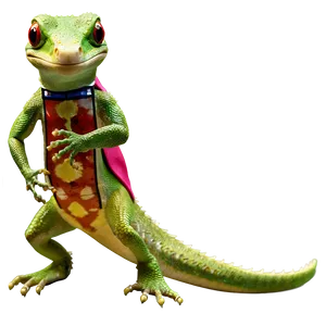 Geico Gecko With Microphone Png Eha PNG image