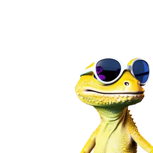 Geico Gecko With Sunglasses PNG 82