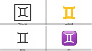 Gemini Sign Operating Systems Icons PNG image