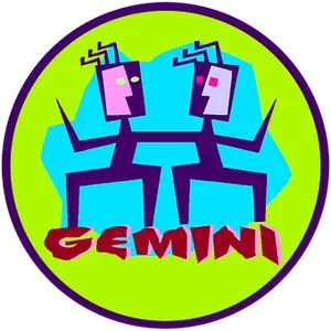 Gemini Zodiac Symbol Graphic PNG