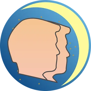 Gemini Zodiac Symbol Graphic PNG