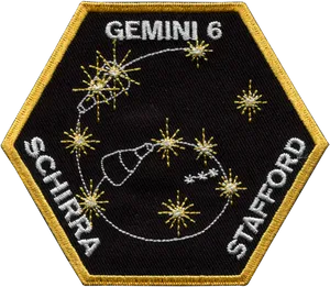 Gemini6 Mission Patch PNG image