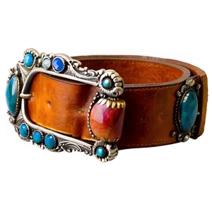 Gemstone Belt Buckle PNG 42