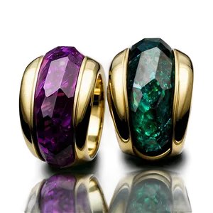 Gemstone Fashion Rings Png Hnj11 PNG image