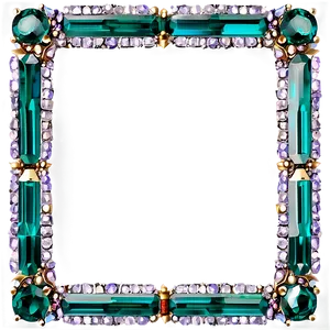 Gemstone Photo Frame Png 48 PNG image