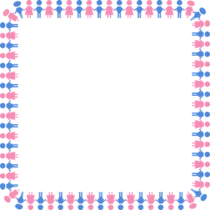Gender Symbols Frame