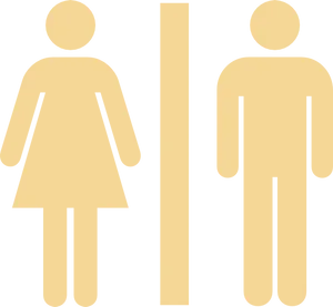 Gender Symbols Restroom Sign PNG image