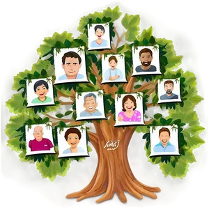 Genealogy Tree For Family Reunion Png 85 PNG image