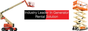 Generator Rental Leaders Aerial Lifts PNG