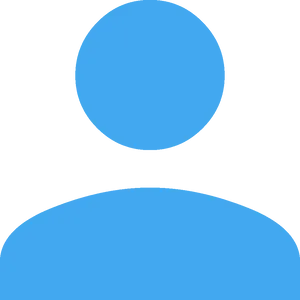 Generic Blue Person Icon PNG