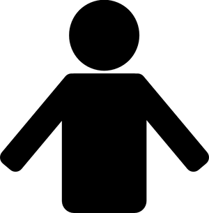 Generic Human Silhouette Icon PNG