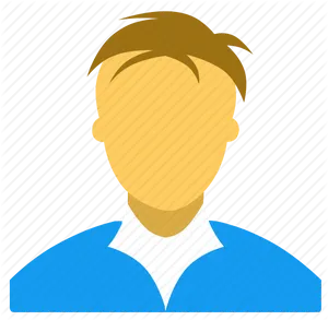 Generic Male Avatar Icon PNG image