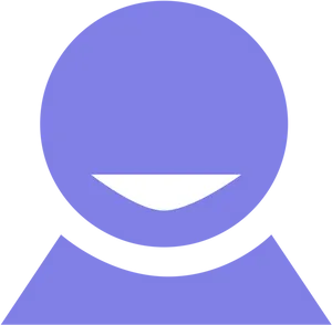 Generic Person Icon Purple Background PNG