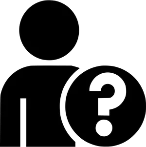 Generic User Question Mark Icon PNG image