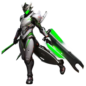 Genji Overwatch 2 Design Png 06122024 PNG image