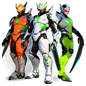 Genji Overwatch 2 Design Png Wtu37 PNG image