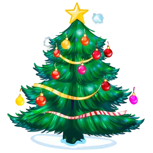Gentle Christmas Tree Picture PNG 06252024 PNG