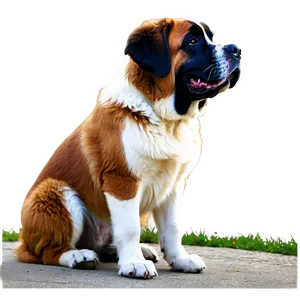 Gentle Giant St Bernard PNG Mob50 PNG