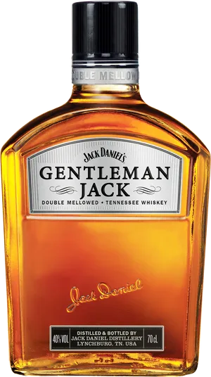 Gentleman Jack Whiskey Bottle PNG image