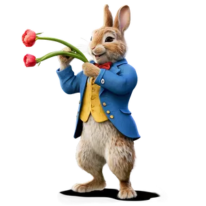 Gentleman Peter Rabbit PNG Pio