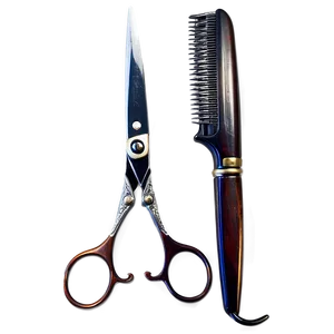 Gentleman's Hair Trimming Scissors PNG 90