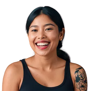 Genuine Happiness Smile PNG 06212024