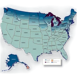 Geographical Usa Map Png 17 PNG image