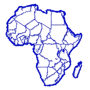 Geometric Africa Outline Png 06262024 PNG image