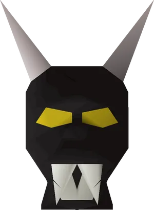 Geometric Batman Mask Graphic