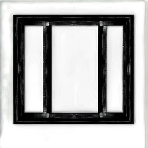 Geometric Black Frame Png 05252024 PNG image