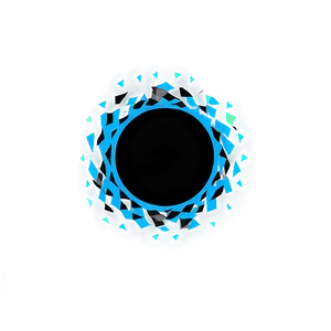 Geometric Blue Circle Png 30 PNG image