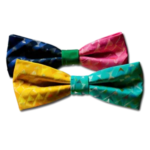 Geometric Bow Tie PNG 05252024