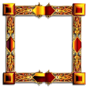 Geometric Certificate Frame PNG Yep